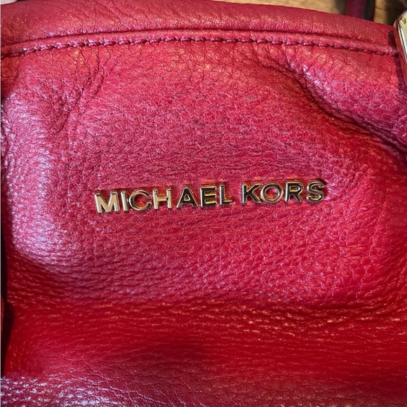 Michael Kors Red Purse - Picture 3 of 6